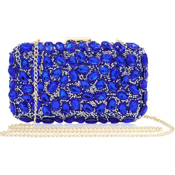 CLUTCH Purses For Women Royal Blue - Picture 6 of 7